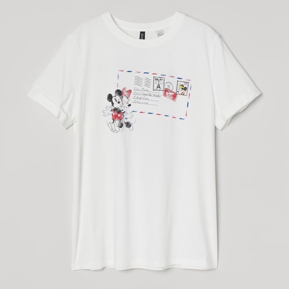 NEW Disney H&M Mickey & Minnie Tee - Picture 1 of 6